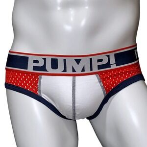 PUMP! Mesh Briefs Red Size XL (32-34) H389 NWT
